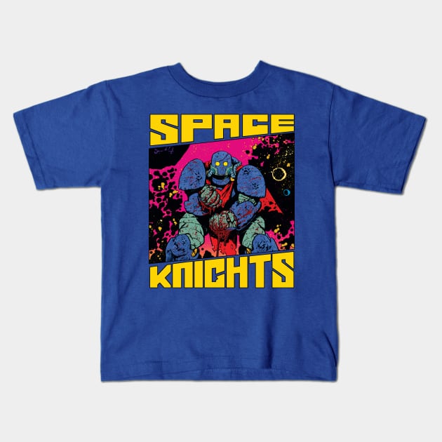 Space Knights #1 Reprint Cover Kids T-Shirt by CosmicLion